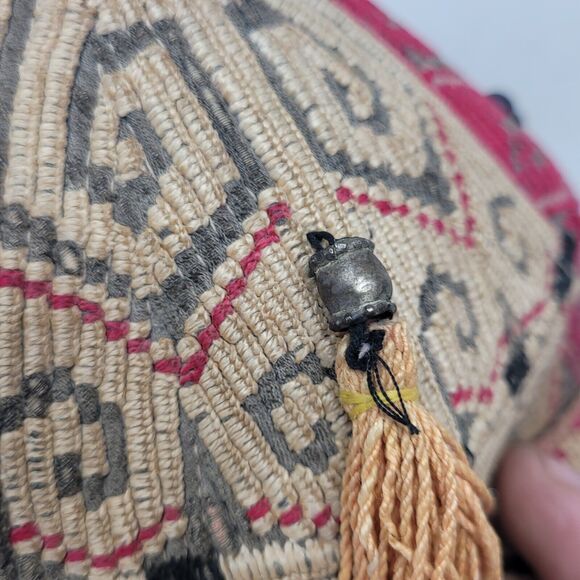 VTG Turkmen handmade hat, embroidery hat, skull turkoman Uzbek hat OLD MUSEUM - Picture 10 of 15